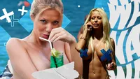 Top 50 de fete din showbiz super-curajoase, care au făcut plajă fără sutien