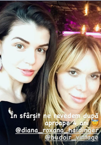 Monica Gabor a revenit în România, după patru ani