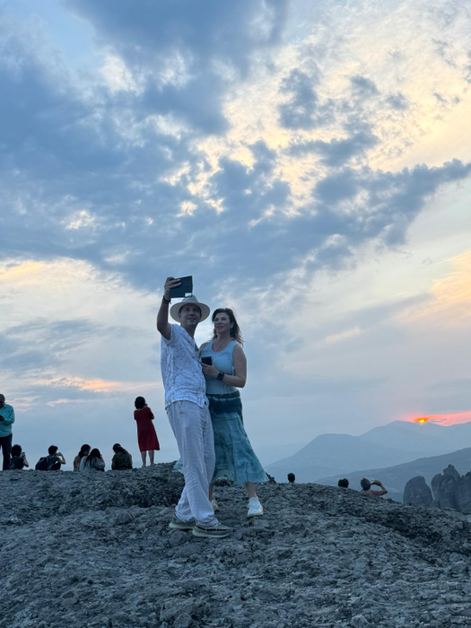 Mihaela Borcea si Sorin Rap petrec luna de miere în Grecia