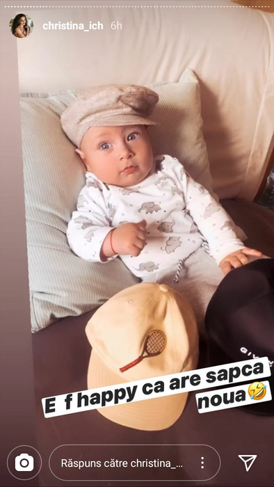 Christina Ich a publicat o filmare adorabilă cu băiețelul ei! Seamănă Noah mai mult cu vedeta sau cu Alexandru Pițurcă?