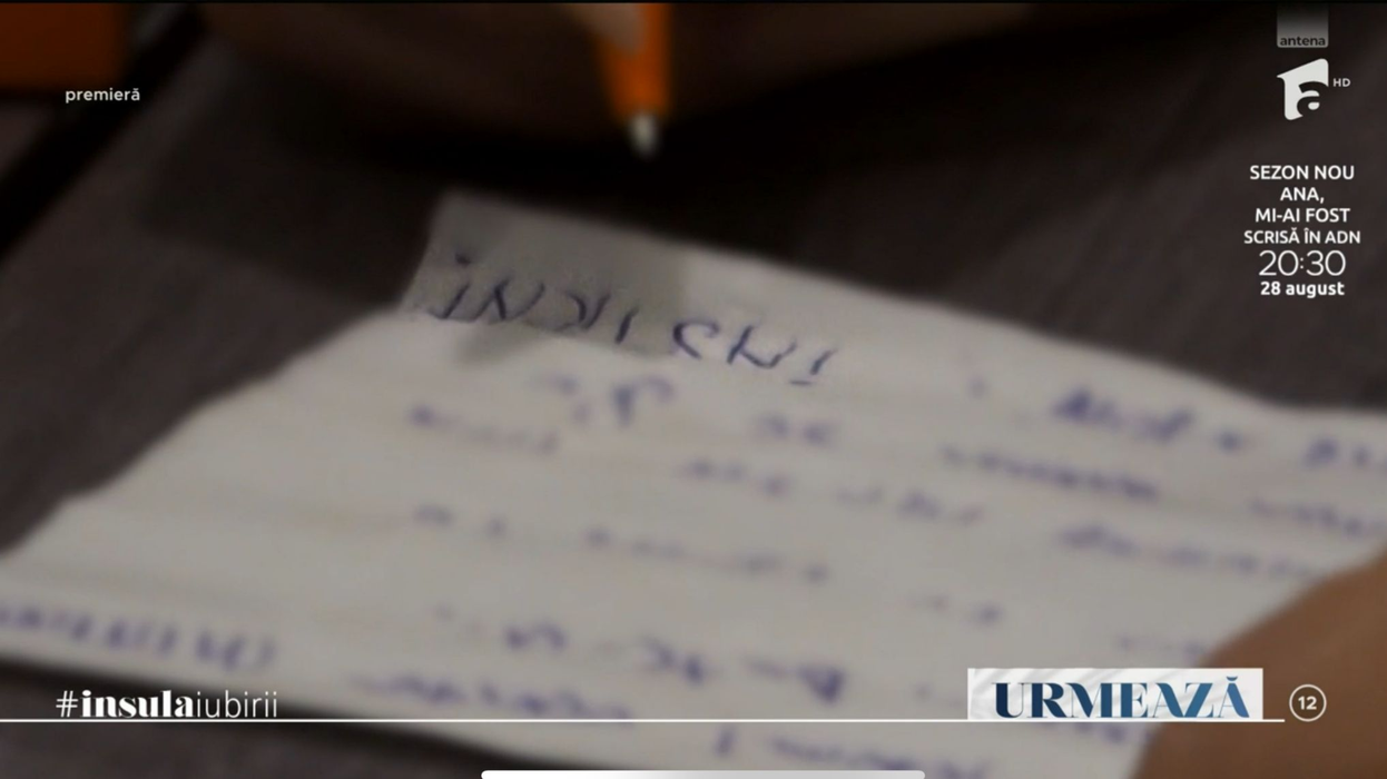 Ella a uitat că e logodită! I-a propus lui Teo să meargă în casă, dar ispita a refuzat-o. Ce i-a scris pe bilețel