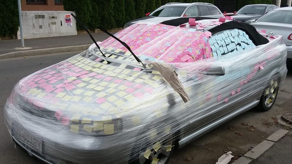 Cum s-a răzbunat un brașovean care și-a găsit locul de parcare ocupat