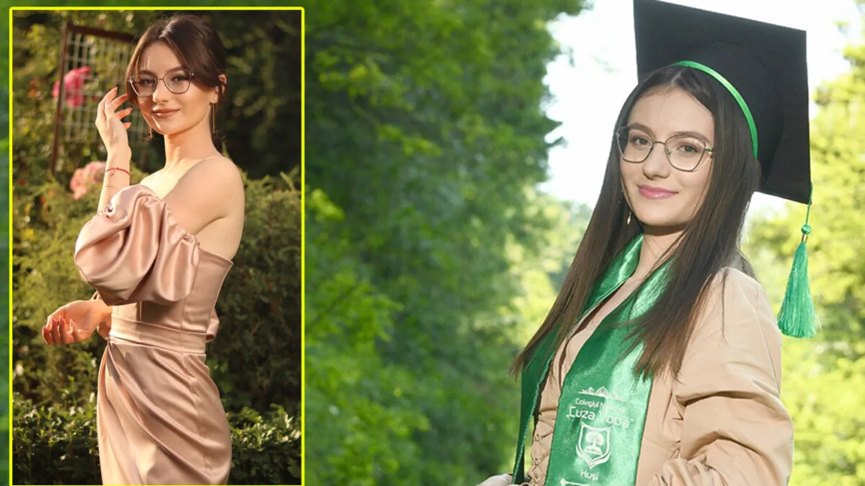 Povestea Robertei Luca, eleva frumușică-foc din satul Broscoșești care a luat media 10.00 la Bacalaureat 2022