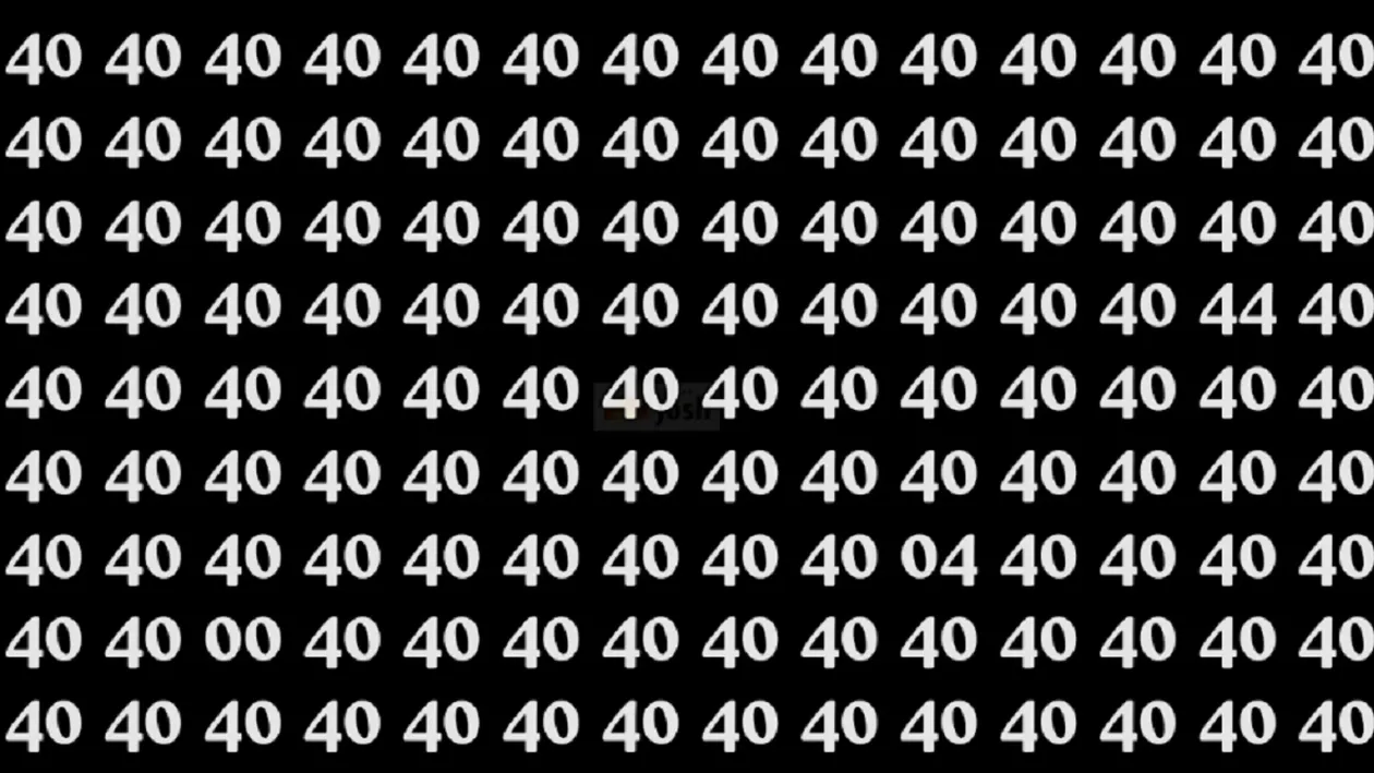Iluzie optică virală | Găsiți numerele 00, 04 și 44 ascunse în imagine. Geniile reușesc în 9 secunde