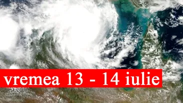 Ciclonul care a devastat Grecia ajunge în România. Prognoza ANM pentru weekend-ul 13 - 14 iulie