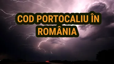 Avertizare ANM – Cod Portocaliu de vreme rea în România. 11 județe vor fi afectate
