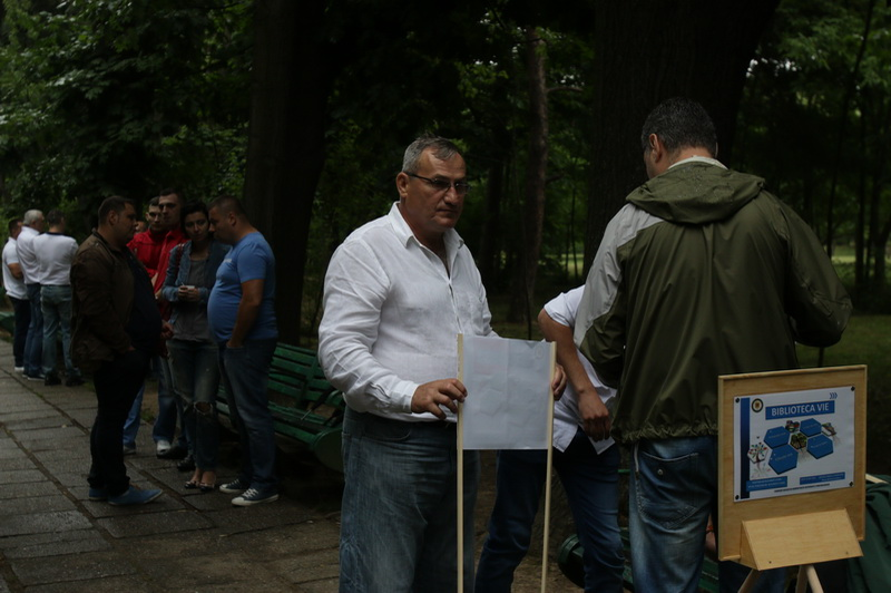 Mihai Bucurenciu a fost unul dintre cei mai activi detinuți în cadrul unei acțiuni culturale în parcul Herăstrau