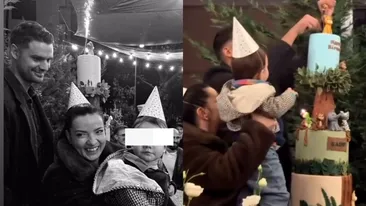 Băiețelul Ancăi Dinicu a împlinit un anișor! Primele imagini de la tăierea moțului