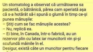 BANC | Dentistul și pacienta pensionară