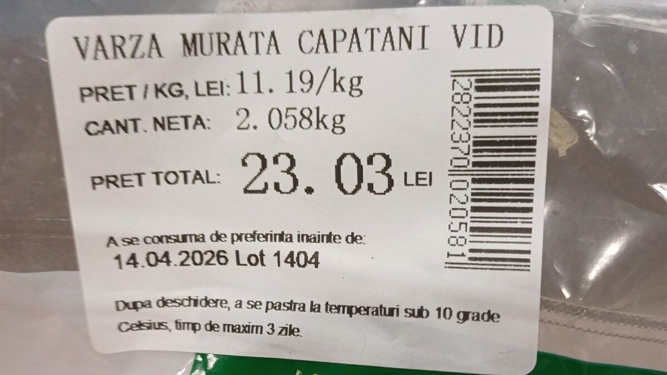 Mănânci varză murată din supermarket? Ce conține, de fapt + reacția Asociației pentru Protecția Consumatorilor din România