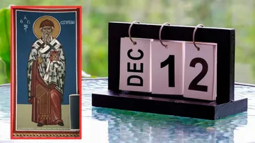 Calendar ortodox 12 decembrie, ora 12 – Hotarul nevăzut al lumii. Ziua în care fiara se ridică, iar Sf. Spiridon pleacă la drum