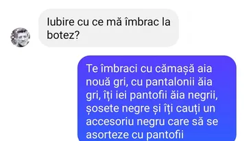 BANC | Cu ce mă îmbrac la botez?