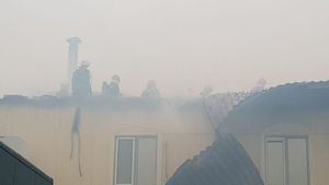 Incendiu la ferma din Rotunda a deputatului Dan Ciocan. FOTO&VIDEO
