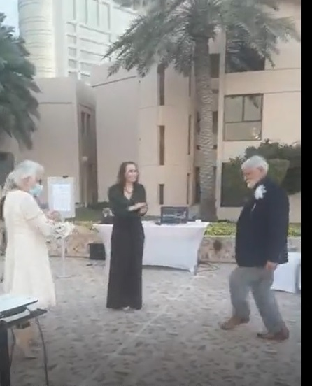 Momente emoționante la nunta româno-jamaicană din Bahrain