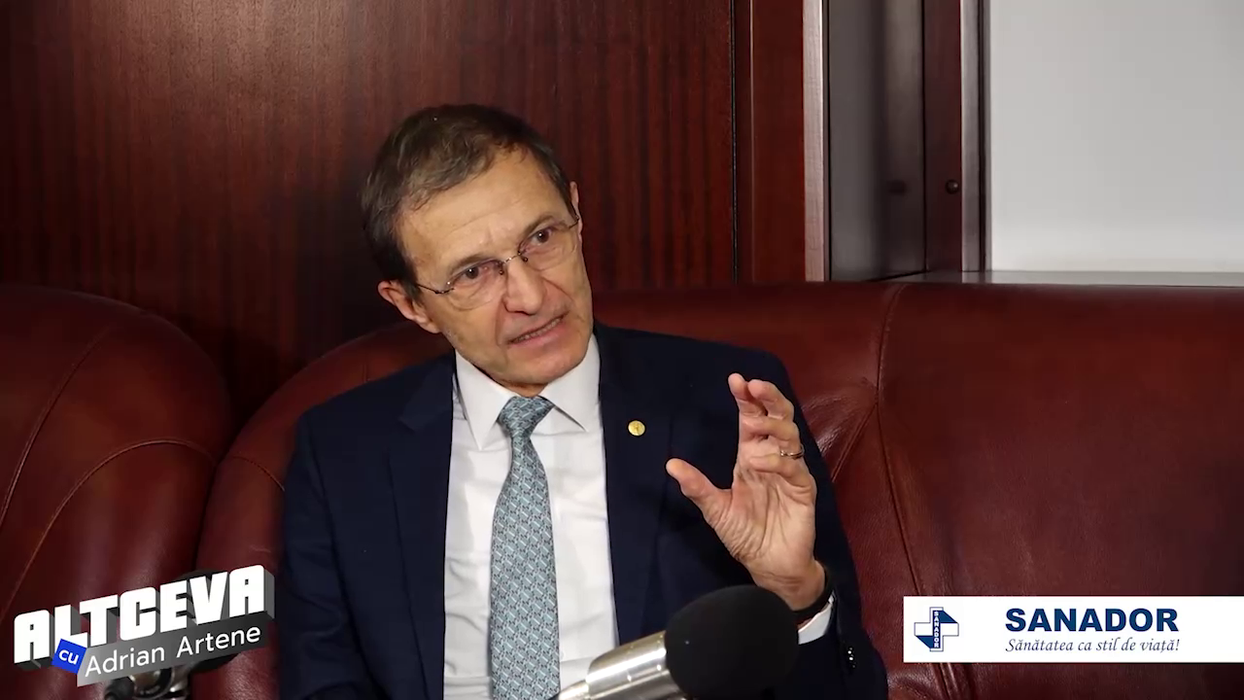 Academicianul Ioan Aurel Pop este invitat în podcastul "ALTCEVA cu Adrian Artene", difuzat cu ocazia zilei naționale a României (Foto: captură video)