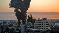 Israelul a pus la pământ, într-un atac, o clădire Hamas cu 10 etaje din Gaza. Palestininenii, ripostă cu o ploaie de rachete asupra Tel Avivului. FOTO&VIDEO