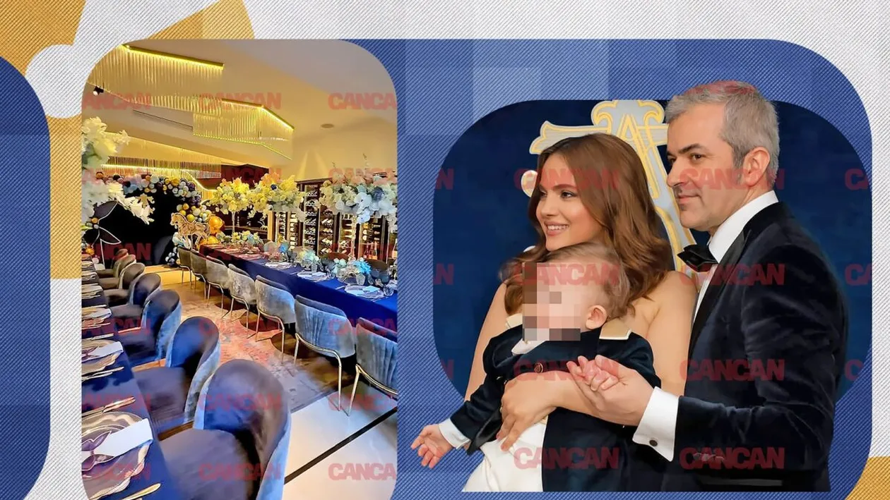 Celebra soprană Alexandra Coman si Mirel Taloș, petrecere de vis pentru fiul lor! Au strălucit! Petre Roman, Dorin Cocoș, Claudia Pavel, între invitați
