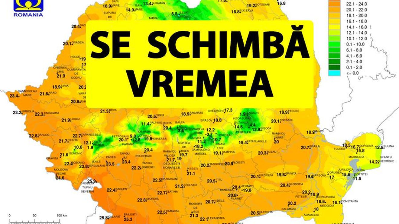 ANM a schimbat prognoza! Ce se întâmplă cu vremea în România în perioada 18 martie - 15 aprilie 2019