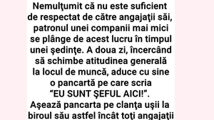 Bancul de weekend | "Eu sunt șeful aici!"