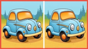 Test de perspicacitate | Descoperiți toate cele 3 diferențe dintre mașina din dreapta și cea din stânga!