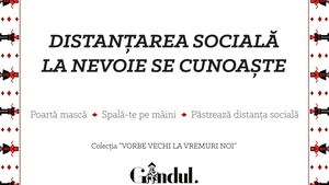 Grupul Gândul lansează o campanie outdoor de conștientizare a purtării măștilor în contextul pandemiei de Covid-19