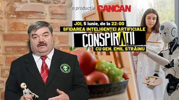 “Conspirații cu gen. Emil Străinu” începe joi, 5 iunie, de la 22:00, LIVE pe YouTube Cancan