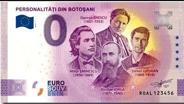 Nu e o glumă! În Botoșani a apărut bancnota de 0 euro! Cu ce preț se vinde, de fapt