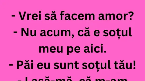 BANC | Vrei să facem amor?