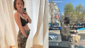 Adela Popescu, pictorial fără sutien și cu burtica la vedere: “Sper să nu vi se pară exagerată ipostaza”