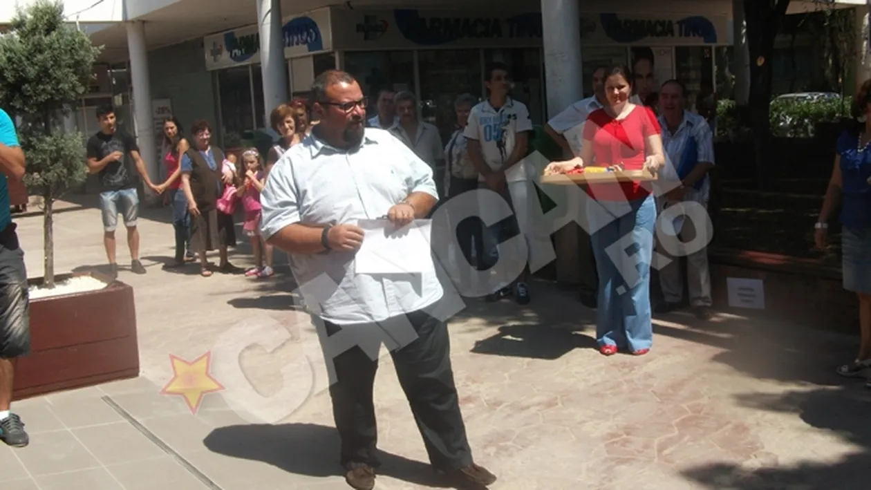 VIDEO Piedone a inaugurat un sediu pentru Impozite si Taxe! A verificat la sange si faianta din baie