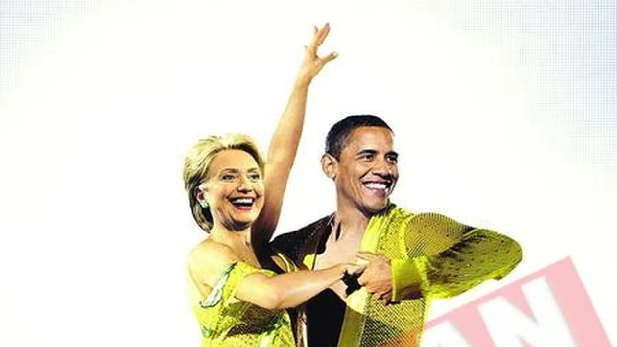 Obama si Clinton danseaza cha-cha-cha