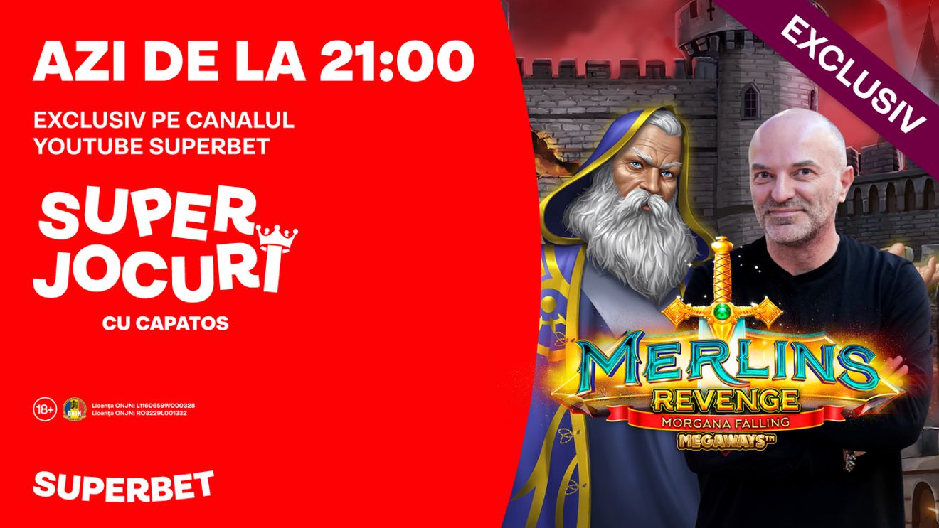 (P) Hocus Pocus, Superdistracție maximă alături de Dan Capatos azi de la 21 pe YouTube Superbet