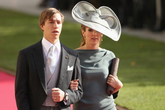 LUXEMBOURG - OCTOBER 20:  Prince Louis of Luxembourg and Princess Tessy of Luxembourgattends the wedding ceremony of Prince Guillaume Of Luxembourg and Princess Stephanie of Luxembourg at the Cathedral of our Lady of Luxembourg on October 20, 2012 in Luxembourg, Luxembourg. The 30-year-old hereditary Grand Duke of Luxembourg is the last hereditary Prince in Europe to get married, marrying his 28-year old Belgian Countess bride in a lavish 2-day ceremony.  (Photo by Sean Gallup/Getty Images)