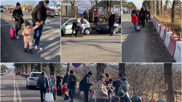 Gestul emoționant făcut de români pentru refugiații ucrainieni care trec vama Siret