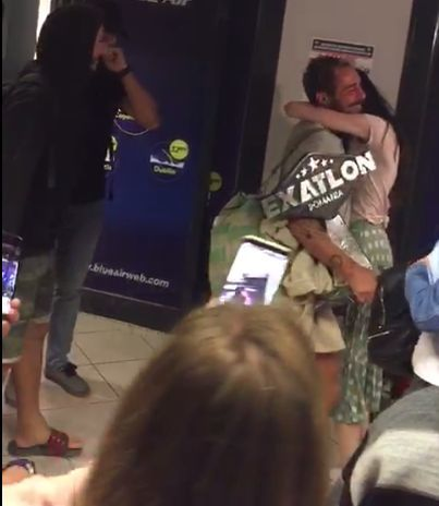 Cea mai emoționantă revedere de la Exatlon! Cum a reacționat Vladimir Drăghia când și-a văzut iubita și fiica la aeroport