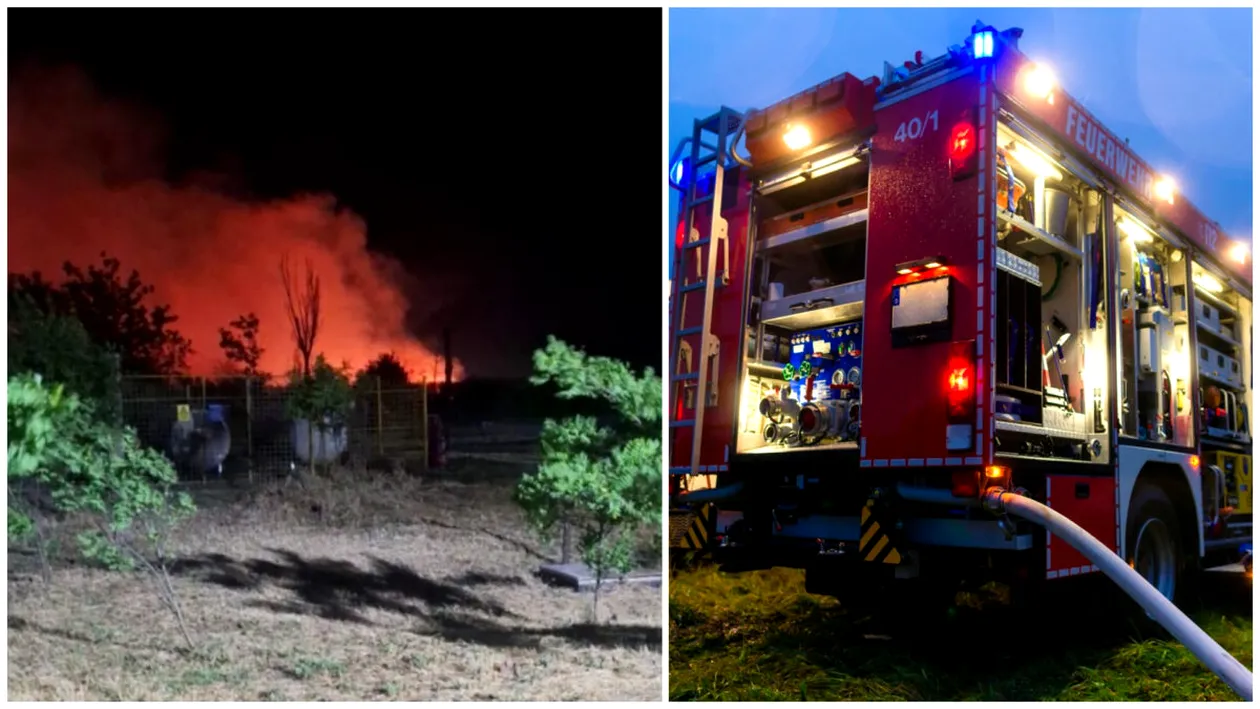 S-a activat Planul Roșu în Constanța, după un incendiu violent. Zeci de oameni, evacuați din calea focului