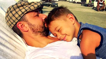 Fotografia care a înroşit butonul de like! Cum s-a pozat CĂTĂLIN MĂRUŢĂ cu fiul său