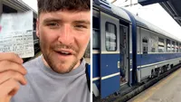 Acest turist englez și-a luat un bilet de tren București-Brașov la clasa I, cu 50 de lei. A rămas năuc când a văzut cum arată compartimentul și WC-ul