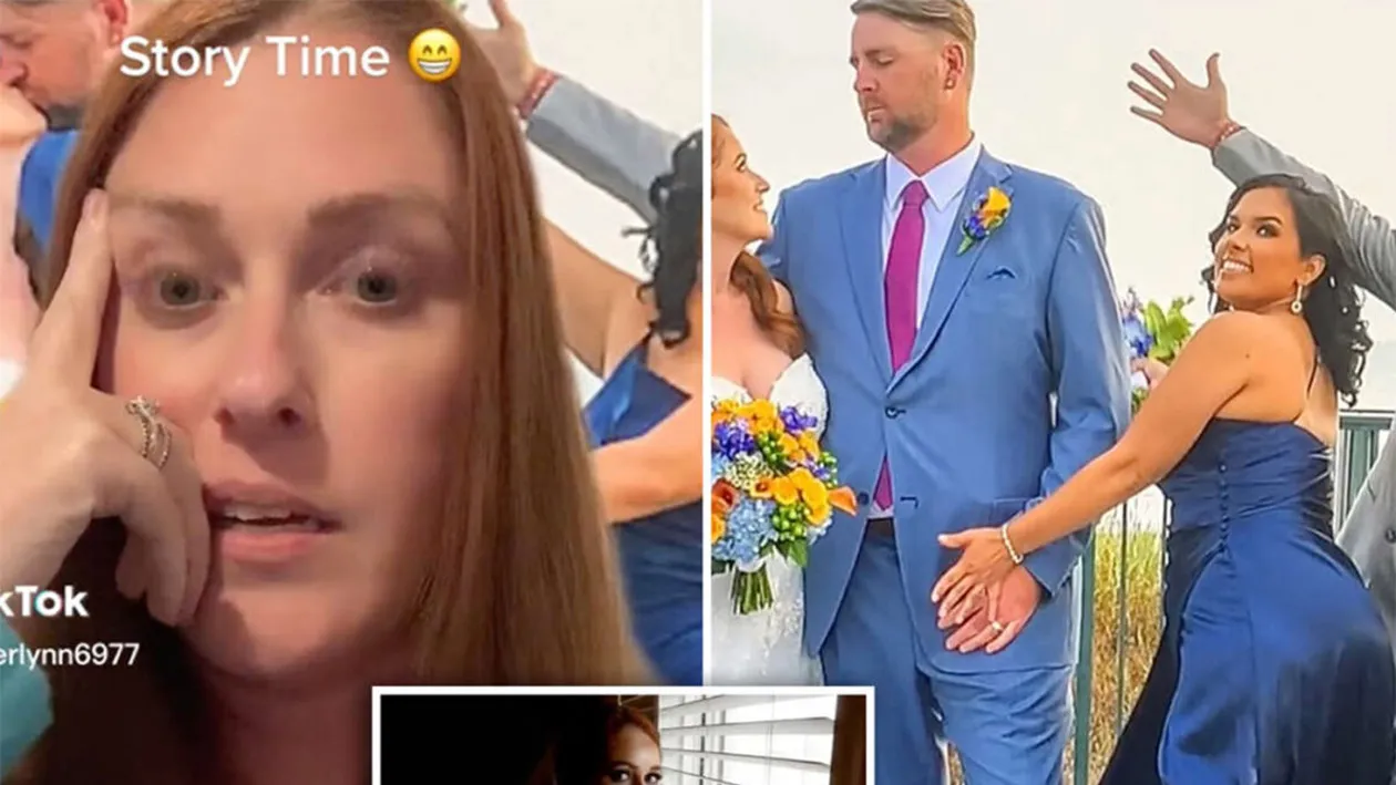 Această mireasă a avut un șoc când s-a uitat pe pozele de la nuntă. Ce făceau mirele ei și domnișoara de onoare