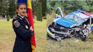Ea e Roberta, poliţista de 21 de ani moartă într-un accident. Şi-a găsit sfârşitul în minisiune