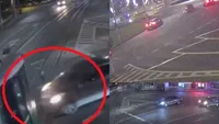 Accident grav pe un bulevard din Iași. O mașină a intrat violent într-un tramvai. Șoferul a fugit de la locul incidentului