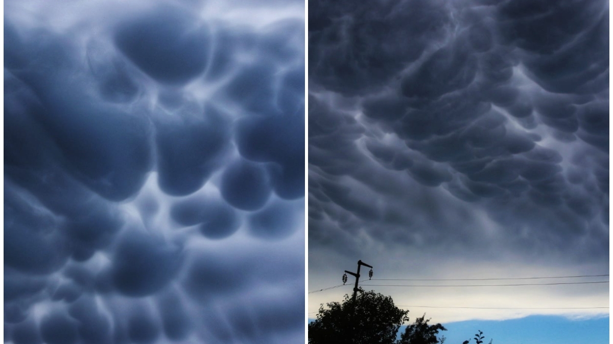 Imagini spectaculoase pe cer în Gorj! Fenomenul petrecut în Târgu Jiu a stârnit interesul cercetătorilor