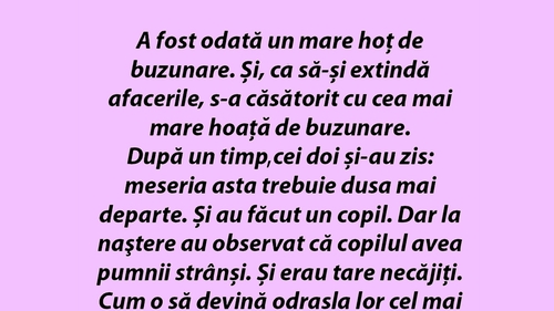 BANC | Cel mai mare hoț de buzunare s-a căsătorit cu cea mai mare hoață de buzunare
