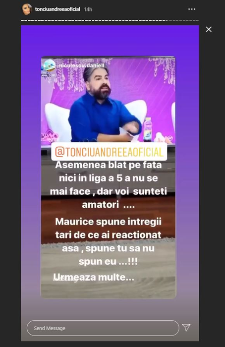 Daniel Niculescu l-a atacat pe Maurice Munteanu și s-a plâns la Bravo, ai stil! Gestul făcut de Andreea Tonciu după ce soțul ei l-a avertizat pe jurat să spună adevărul despre Alexandra Ungureanu