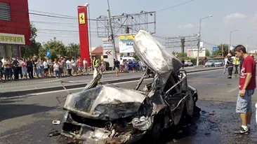 A facut accident pe DN 1 cu un bolid de zeci de mii de euro! Politistii au avut un soc atunci cand au vazut cine e la volan