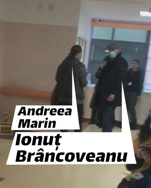 Sub atenta supraveghere a iubitei sale, Ionuț Brâncoveanu așteaptă să intre la consult