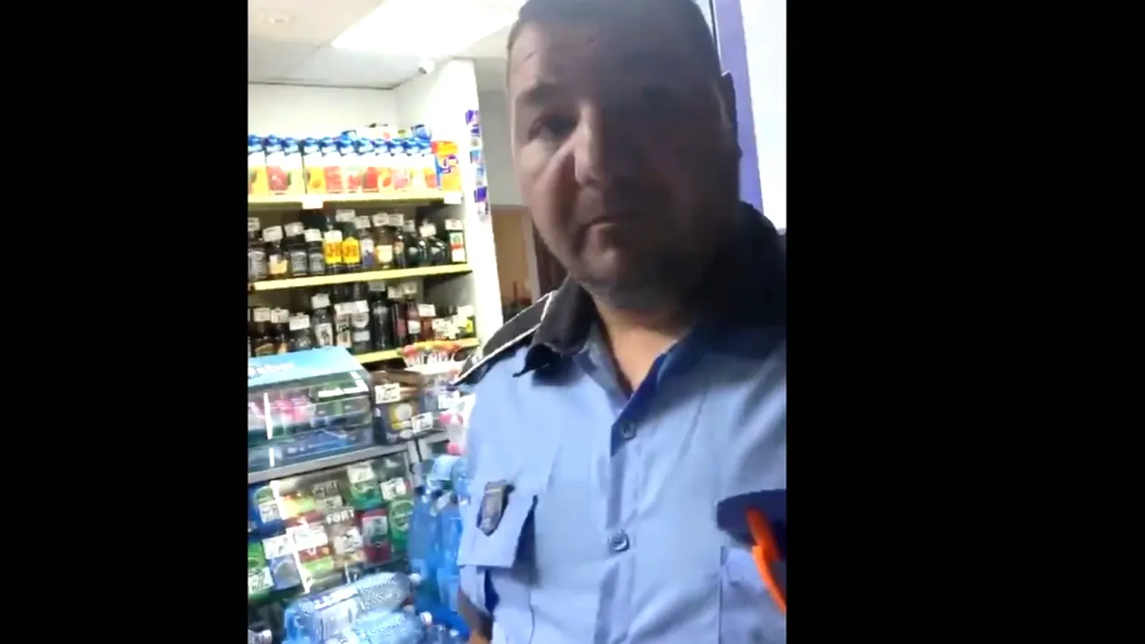 VIDEO. Polițist din Craiova, fără mască de protecție în magazin. Cu cât a fost amendat omul legii