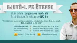 Viata lui costa 1.170 de lire sterline! Afla de aici povestea impresionanta a lui Stefan Gabriel Georgescu