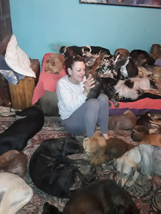 Daniela Popovici este o mare iubitoare de animale