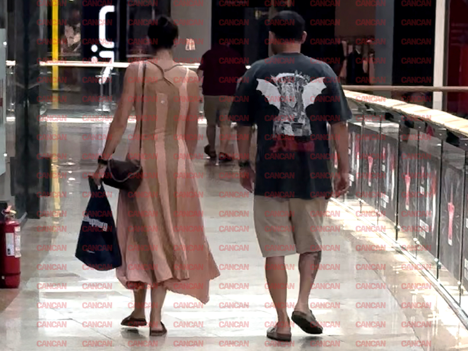 Mihai Rait și soția, la o raită de shopping prin Băneasa